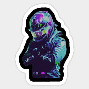 Lewis Hamilton F1 Black Panther Sticker